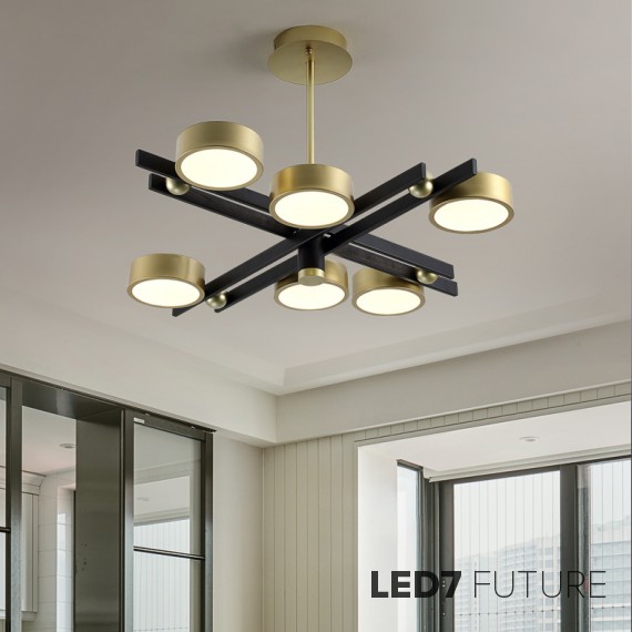 Loft Industry Modern - Cross-Cross Brass